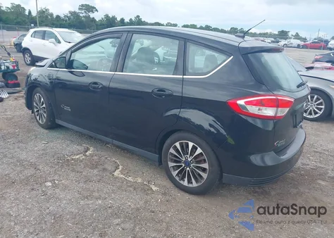 2017 Ford C-Max Energi Titanium из США, поврежденный, VIN 1FADP5FU2HL101299